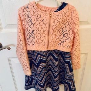 EUC- Girls Two Piece Dress